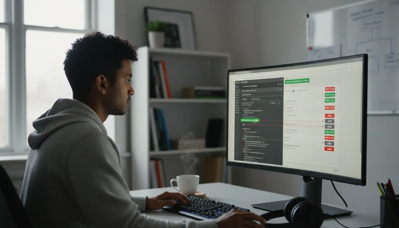 Tablet und Smartphone zeigen Barrierefreiheit-Audit Ergebnisse