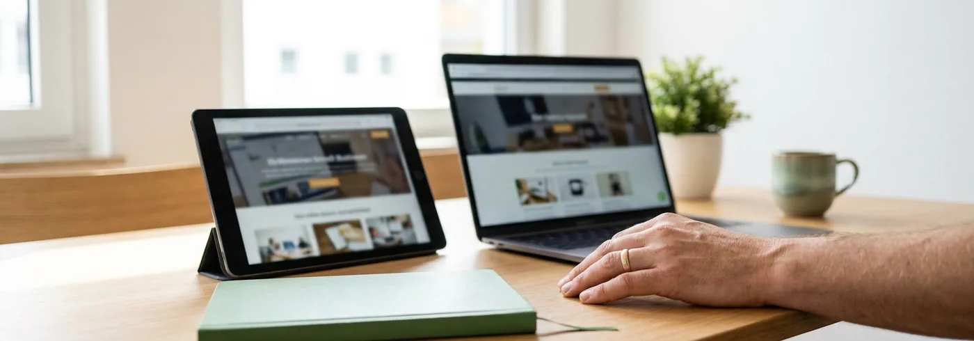 Illustration zum Ratgeber: KI Website Builder Vergleich 2026: Die 9 besten Tools im Test
