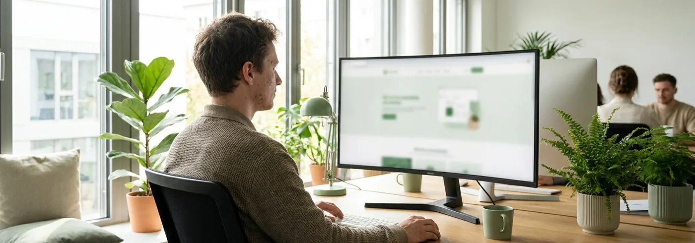 Illustration zum Ratgeber: Professionelles Webdesign: 5 Merkmale die den Unterschied machen (2026)