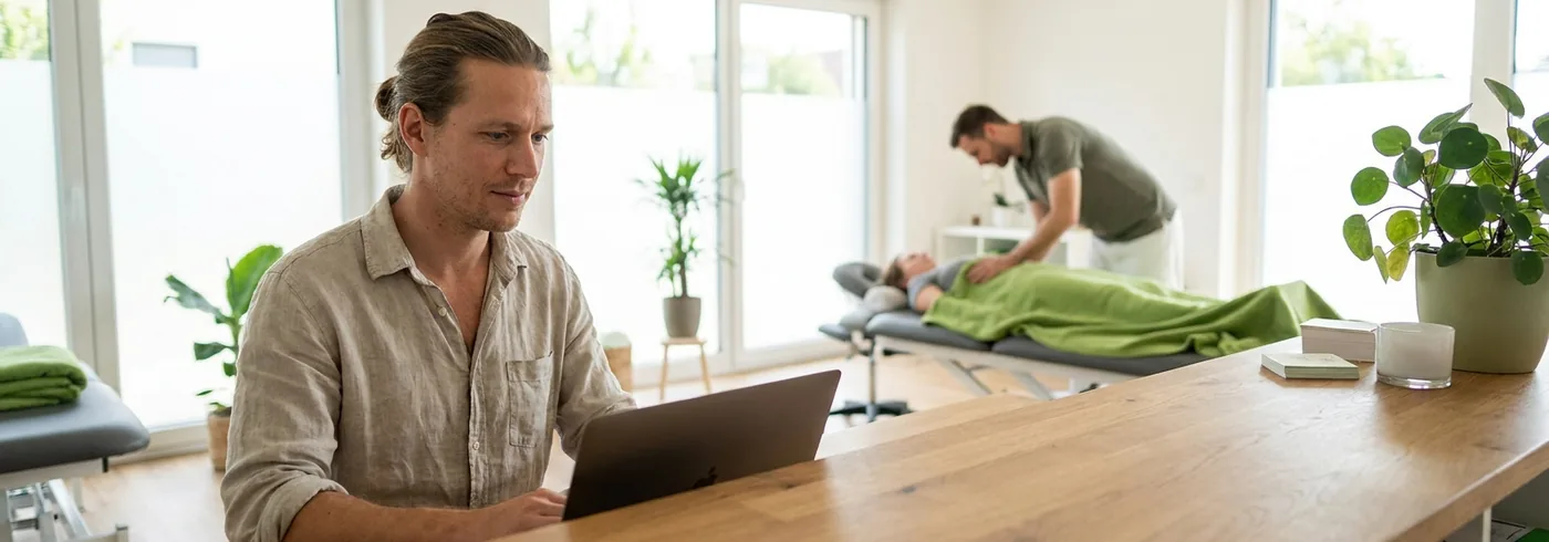 Illustration zum Ratgeber: Was kostet eine Physiotherapie-Website 2026? Der ehrliche Preisvergleich