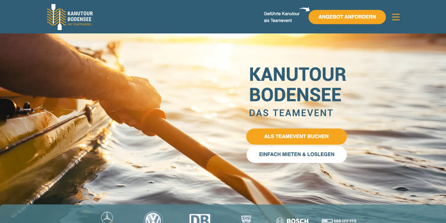 Referenz: Kanutour Bodensee